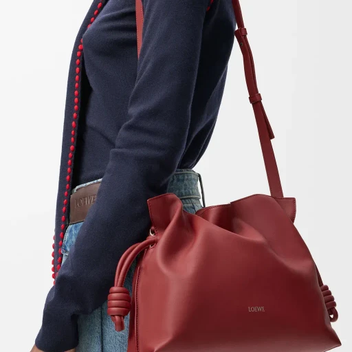 Medium Flamenco Clutch In Nappa Calfskin