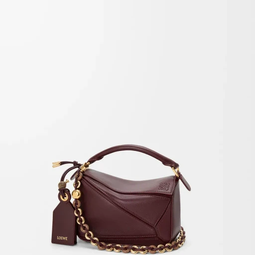 Mini Featherlight Puzzle Bag In Mellow Nappa Lambskin