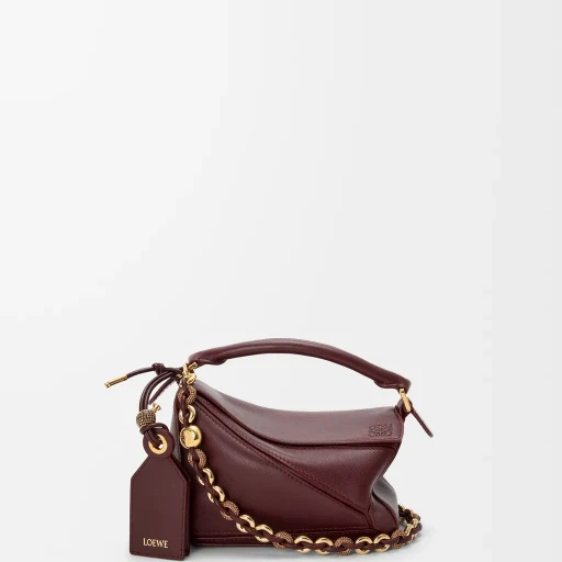Mini Featherlight Puzzle Bag In Mellow Nappa Lambskin