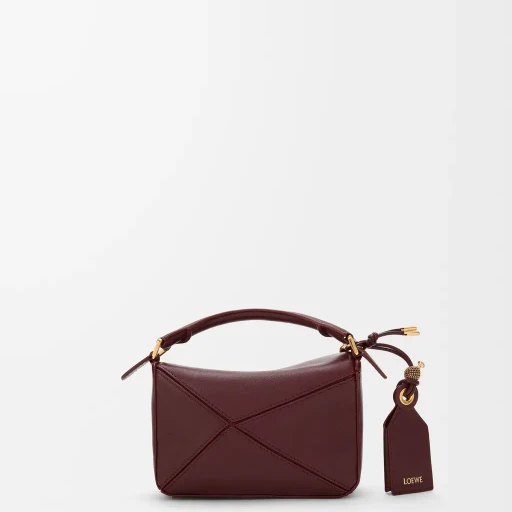 Mini Featherlight Puzzle Bag In Mellow Nappa Lambskin