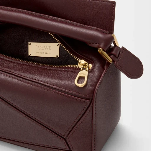 Mini Featherlight Puzzle Bag In Mellow Nappa Lambskin