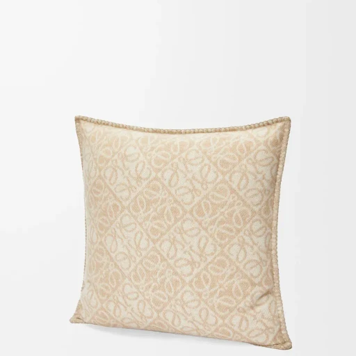 Anagram Cushion In Wool And Cashmere