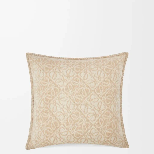 Anagram Cushion In Wool And Cashmere