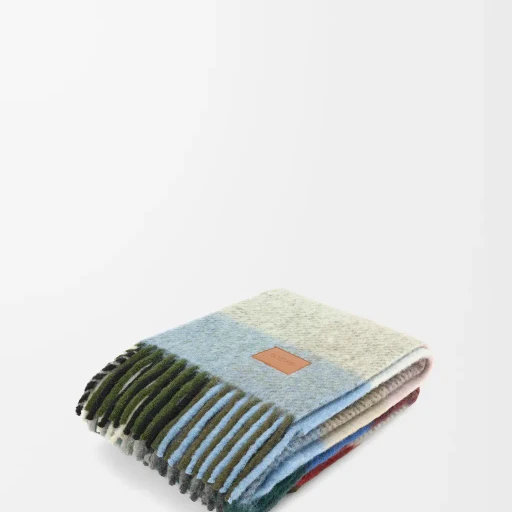 Blanket In Alpaca And Wool Blend