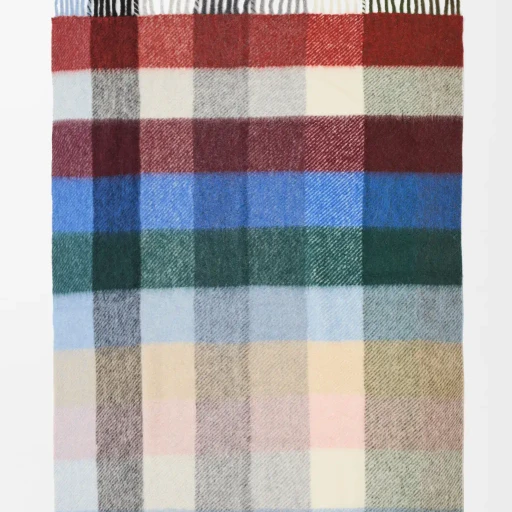 Blanket In Alpaca And Wool Blend