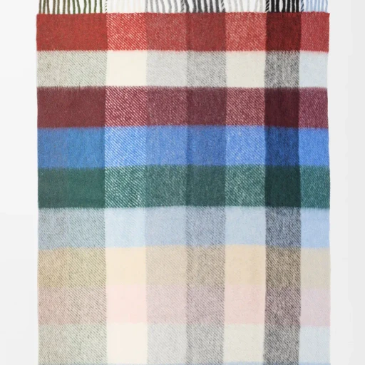 Blanket In Alpaca And Wool Blend
