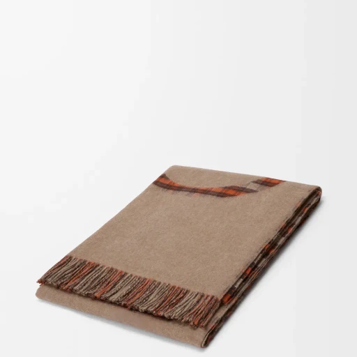 Blanket In Wool And Cashmere