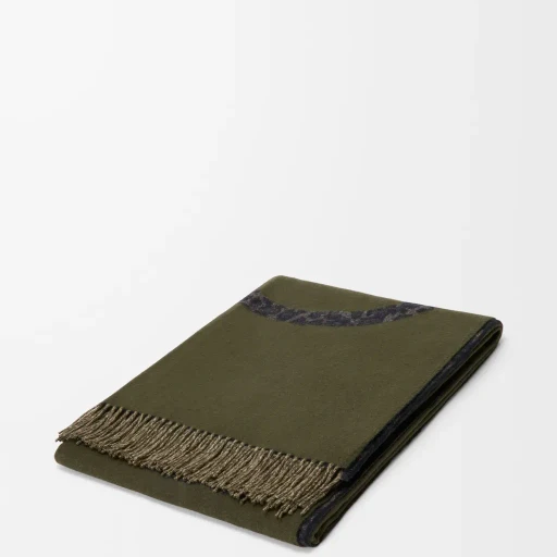 Blanket In Wool And Cashmere