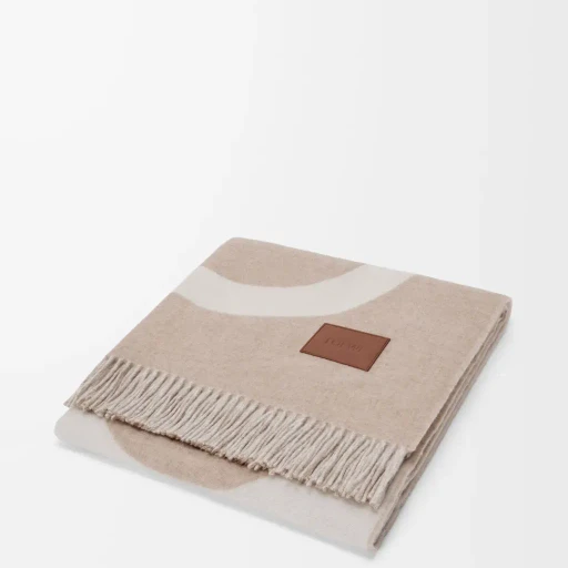 Blanket In Wool And Cashmere