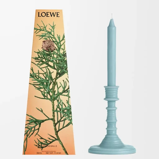 Cypress Balls Wax Candleholder