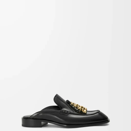 Edge Loafer Mule In Brushed Calfskin