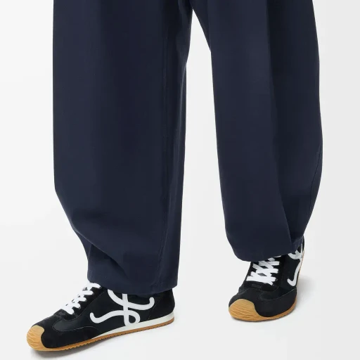 Ballet Runner 2.0 In Nylon And Calfskin