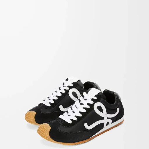 Ballet Runner 2.0 In Nylon And Calfskin