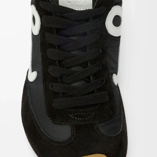 Ballet Runner 2.0 In Nylon And Calfskin