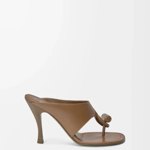Toggle Sandal In Shiny Smooth Calfskin