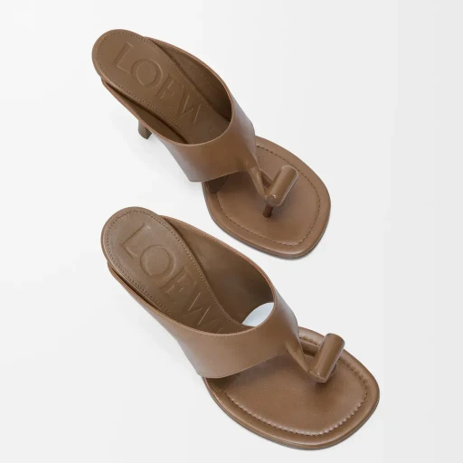 Toggle Sandal In Shiny Smooth Calfskin