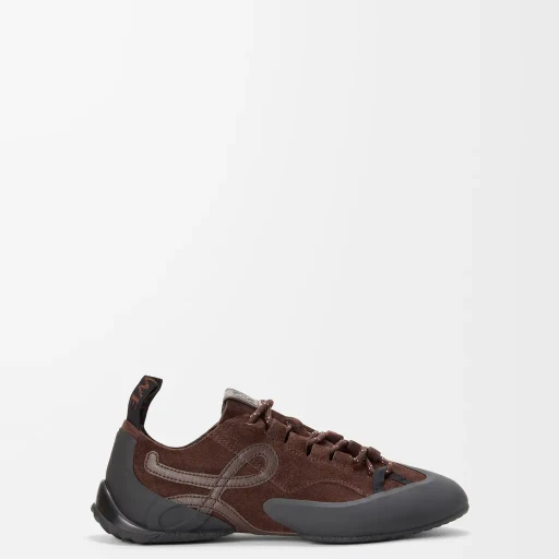 Grip Sneaker In Calfskin Suede