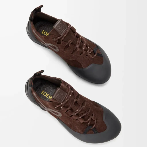 Grip Sneaker In Calfskin Suede