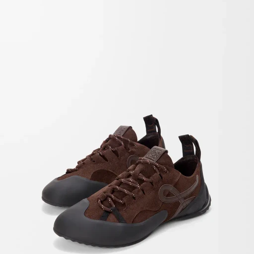 Grip Sneaker In Calfskin Suede