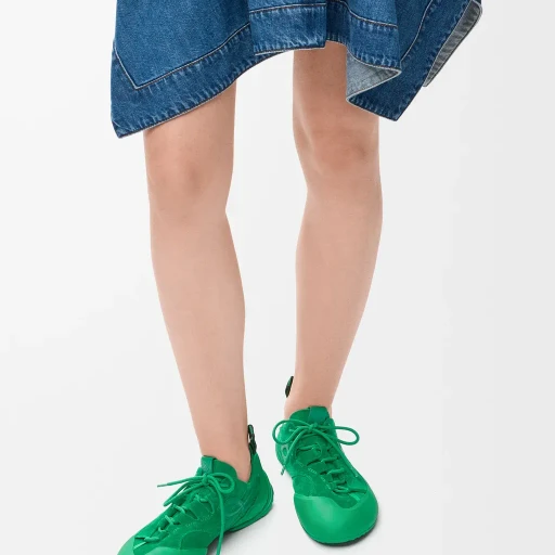 Grip Sneaker In Calfskin Suede