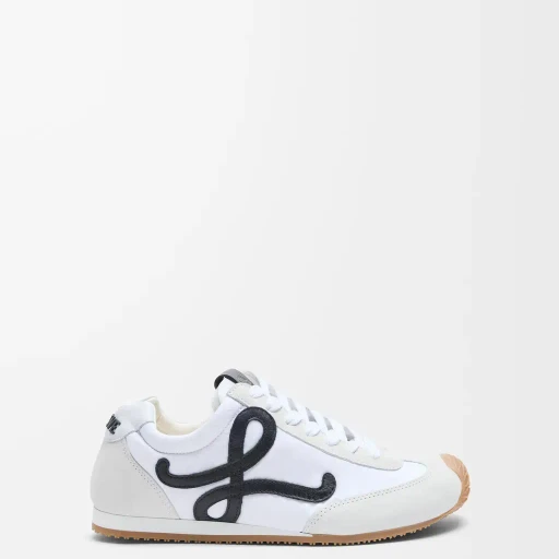 Ballet Runner 2.0 In Nylon And Calfskin