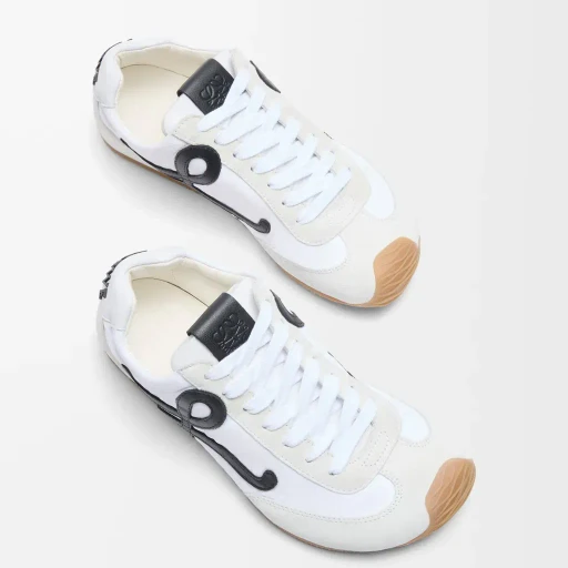 Ballet Runner 2.0 In Nylon And Calfskin