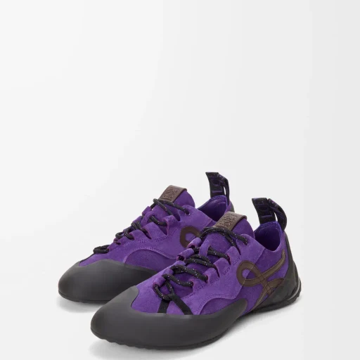 Grip Sneaker In Calfskin Suede