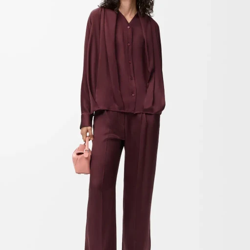 Trousers In Silk