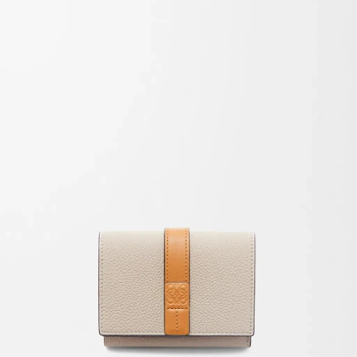 Trifold Wallet In Soft Grained Calfskin