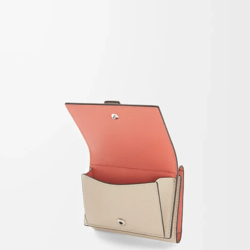 Trifold Wallet In Soft Grained Calfskin