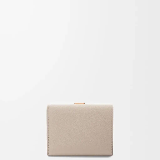Trifold Wallet In Soft Grained Calfskin