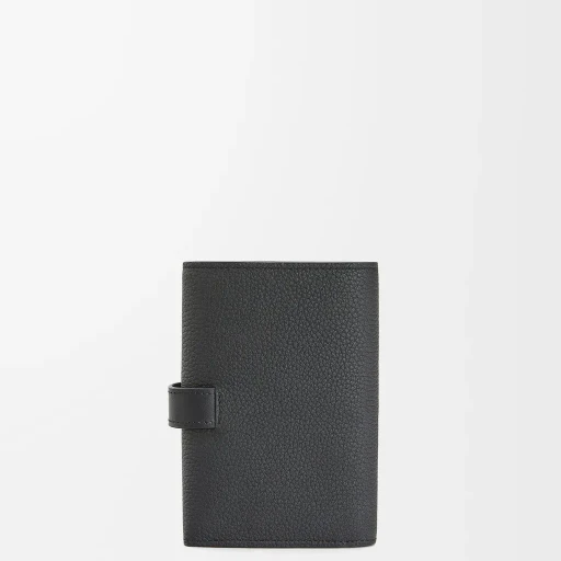 Small Vertical Wallet In Soft Grained Calfskin