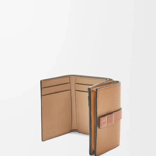 Trifold Wallet In Soft Grained Calfskin