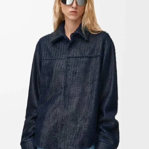 Overshirt In Nappa Lambskin