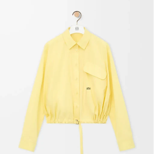 Belted Shirt In Cotton