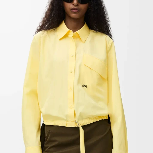 Belted Shirt In Cotton