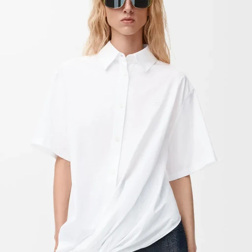 Short Sleeve Shirt In Cotton