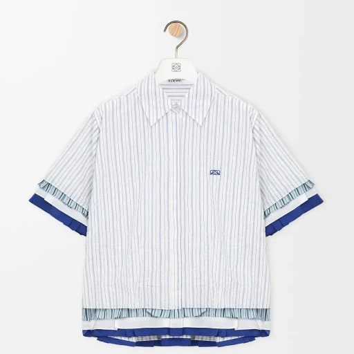 Short Sleeve Shirt In Technical Cotton