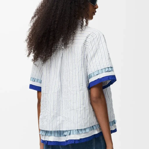Short Sleeve Shirt In Technical Cotton