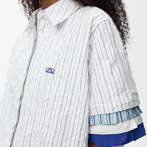 Short Sleeve Shirt In Technical Cotton