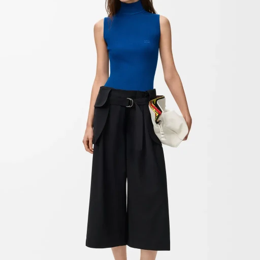 Sleeveless Top In Viscose Blend