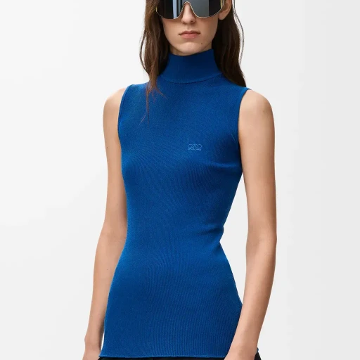 Sleeveless Top In Viscose Blend
