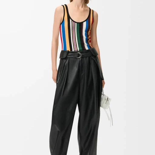 Tank Top In Stretch Viscose Blend