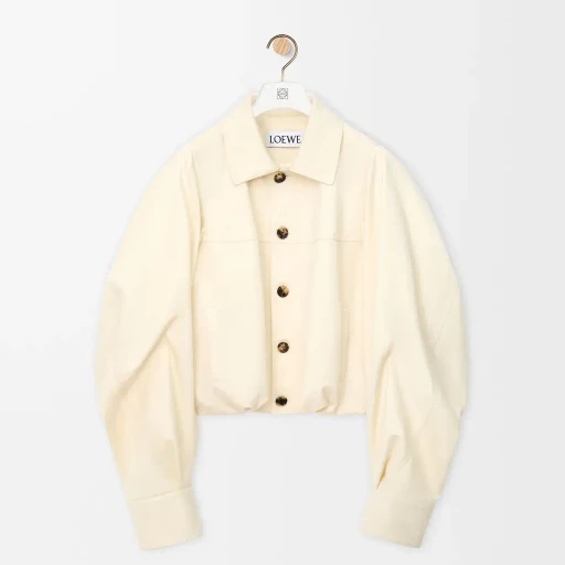Jacket In Cotton And Silk
