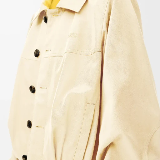 Jacket In Cotton And Silk