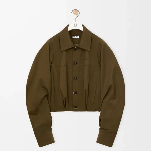 Jacket In Cotton And Silk