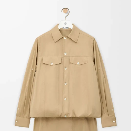 Dress In Cotton And Silk