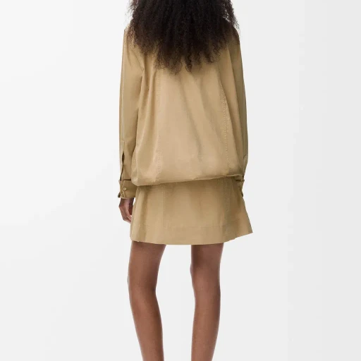 Dress In Cotton And Silk