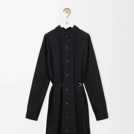 Shirt Dress In Silk And Cotton
