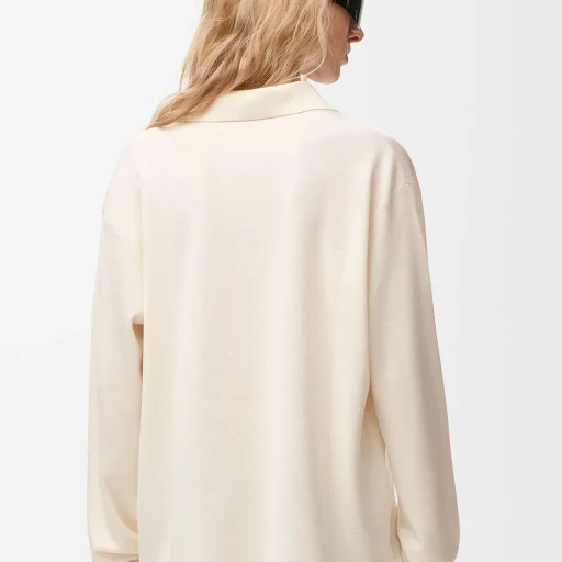 Polo Sweater In Cashmere And Silk Blend